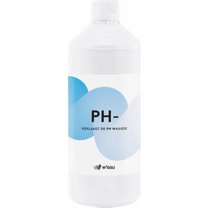 W'eau vloeibare pH minus - 1 liter