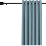 Noswo Gordijnroede - Uitschuifbaar - 183 tot 366 cm - Gordijnstang - Gordijnrails Compleet - Metaal - 300cm - Zwart