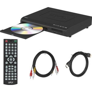 UPLY DVD Speler met HDMI - Full HD - Regiovrij - Inclusief HDMI en Afstandsbediening - DVD en CD Speler - USB