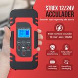 Strex - SP186 - Acculader - 12/24V - 4/6/8A - Reparatiemodus