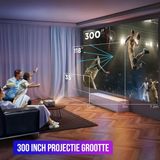 Strex - Mini Projector - HD 1920x1080P - 7000 Lumen - Incl. 100