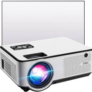 Strex - Mini Projector - HD 1920x1080P - 7000 Lumen - Incl. 100