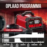 Strex - SP227 - Acculader - 12V/24V - LCD-Scherm - 5A/10A/25A