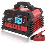 Strex - SP227 - Acculader - 12V/24V - LCD-Scherm - 5A/10A/25A