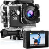 STREX - SP257 - Actiecamera - Zwart - 4K Resolutie - Waterdicht tot 30 Meter