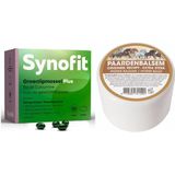 Synofit Groenlipmossel Plus (Premium) 120 softgelcapsules &  Gratis Paardenbalsem Spier- & Gewrichtsbalsem 200ml
