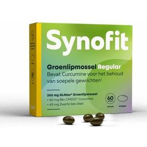 Synofit Groenlipmossel Regular 60 softgels