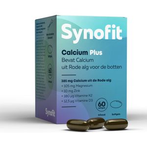 Synofit Calcium Plus 60 softgels - Optimale ondersteuning voor de botten