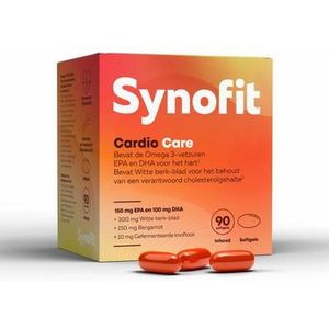 Synofit Cardio Care 90 capsules &  Gratis Gezonderwinkelen Vitamine C 1.000mg 60 tabletten