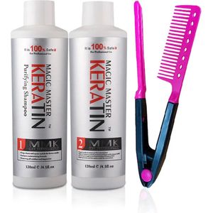 NEW! Keratine Behandeling Producten voor Zacht en Glanzend Haar - Keratine Treatment - Keratine Shampoo - Keratine Haarmasker - Keratine Brazilian Behandeling - Producten Kit