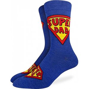 Malinsi® SuperDad Sokken - Grappige Huissokken - Vaderdag Geschenk - Superman Socks