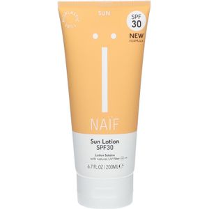 Naïf - Zonnebrand Lotion SPF 30 - 200ml - met Natuurlijke Ingrediënten