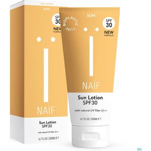 Naïf - Zonnebrand Lotion SPF 30 - 200ml - met Natuurlijke Ingrediënten