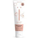 Naïf Zonnebrand Lotion Parfumvrij - Baby en Kids - SPF 50 - 100ml - met Natuurlijke Ingrediënten