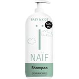 Naïf - Verzorgende Shampoo Pompfles - 500ml - Baby's & Kinderen - met Natuurlijke Ingrediënten