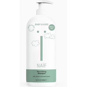 Naïf - Verzorgende Shampoo Pompfles - 500ml - Baby's & Kinderen - met Natuurlijke Ingrediënten