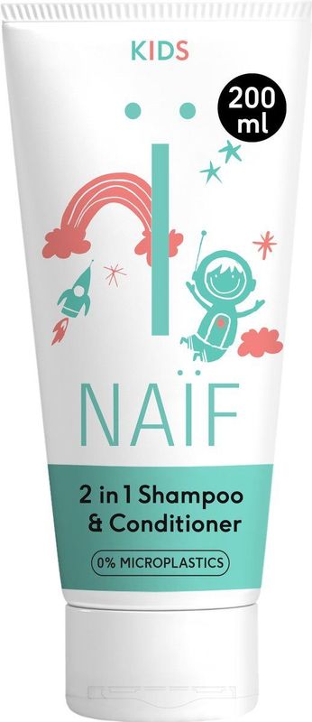 Naïf - 2-in-1 Shampoo & Conditioner - Kinderen - Natuurlijke Ingrediënten - 200ml