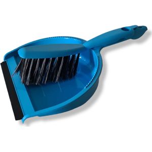 Stoffer & Blik - schoonmaak- Blauw- 1 stuk