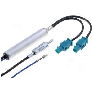 Radio Antenne versterker | 2x Fakra naar Din plug