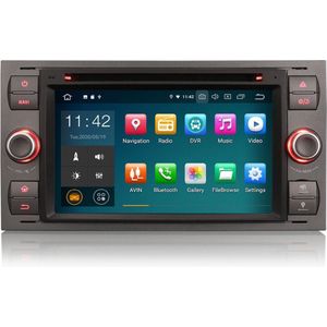 Cartronix - Autoradio - Grijs - 2025 Model - Draadloos Apple Carplay & Android Auto - 4GB + 64GB - 8-Core Processor