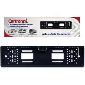 Cartronix RV-410 kentekenplaathouder met camera | 8 LED Nachtzicht
