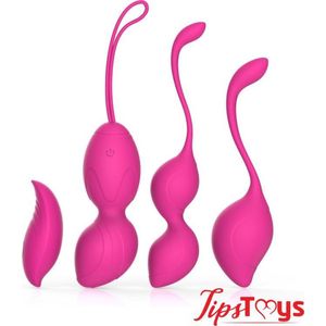TipsToys Draadloze Vaginale Balletjes  -  Gspot Stimulator Kegelballen Vibrator Vrouwen SexToys
