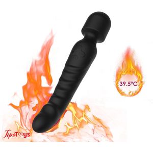 TipsToys Wand Massager Dildo Vibrators voor Vrouwen met Verwarming - Sex Toys voor Vrouwen