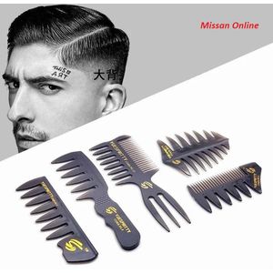 Texturizing Comb Set - Barbier Kam Hoog Kwaliteit - Kapper Kam - Haar Kam - Haar Accessoire