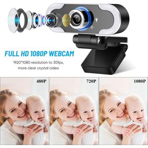 Webcam Full HD - Webcam met Microfoon - Full HD - Webcams - Gaming - Webcam voor PC