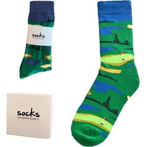 Golfpresentjes-Vrolijke Golfsokken- Golfsokken-Golfcadeau-golfgadget