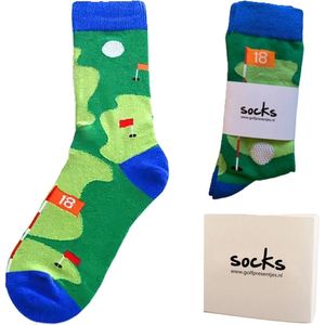 Golfpresentjes-Vrolijke Golfsokken- Golfsokken-Golfcadeau-golfgadget