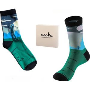 Golfpresentjes-Vrolijke Golfsokken- Golfsokken-Golfcadeau-golfgadget
