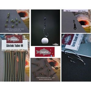 Spinner Rig Kit #4 - 5 onderdelen - Alles om je eigen Ronnie Rig Hook Section te maken! - Voordeelpakket - Karper onderlijn - Rigmateriaal