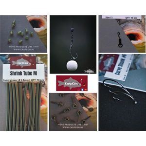 Spinner Rig Kit #6 - 5 onderdelen - Alles om je eigen Ronnie Rig Hook Section te maken! - Voordeelpakket - Karper onderlijn - Rigmateriaal