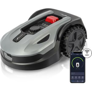 Zoef Robot - Robotmaaier Katrien 500m² - Robotgrasmaaier met Wifi & bluetooth en App - Grasmaaier - Robotmaaier