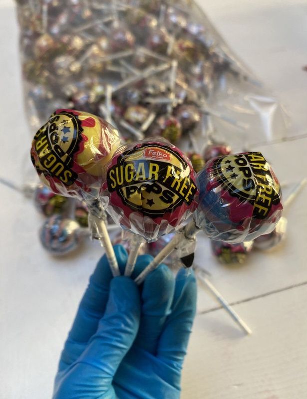 Candy Freaks Suikervrije Lolly’s 10 stuks - Snoepgoed - Lollies - Sinterklaas en kerst cadeau