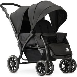 Deryan Luxe Elena Dubbele buggy- duo buggy – tandem buggy – Compact en lichtgewicht