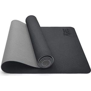 Sens Design yogamat sportmat fitnessmat - zwart/grijs