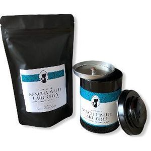 madame chai - Sencha groene thee - Sencha wild earl grey 100 gram met een theeblik - Duurzaam product - theepakket - thee cadeau