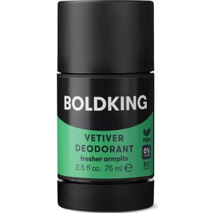 Boldking Vetiver Deodorant Stick - Deo Roller - Geur Vetiver - 75 ml - Géén Alcohol - Géén parabenen - Vegan