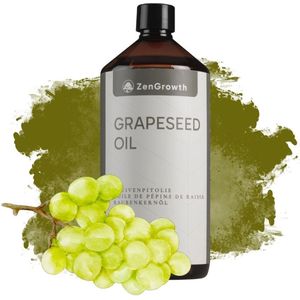 ZenGrowth - Druivenpitolie - 1 Liter - Massageolie - 100% Natuurlijk