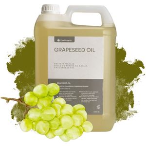 ZenGrowth - Druivenpitolie - 5 Liter - Massageolie - 100% Natuurlijk