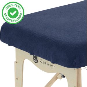 ZenGrowth - Badstof Hoeslaken - Marineblauw - Geschikt voor Massagetafels - 280 gram/m2