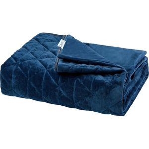 Calmzy Superior Soft - Duvet cover - Verzwaringsdeken hoes - 150 x 200 cm - Superzacht - Comfortabel - Navy