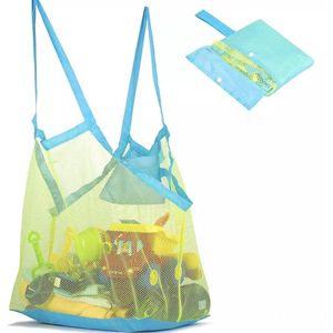 Repus Groen Medium nettas voor strand | Tas voor zandspeelgoed ,strandspeelgoed, boodschappen |Ideaal voor het opbergen van alles | Mom bag | 45 * 30 * 45cm | Ideaal voor een dagje weg | Strandtas |