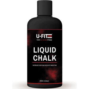 U Fit One Vloeibaar Magnesium 250ml - Turnen - Paaldansen - Klimmen - Crossfit - Gewicht Heffen - Liquid chalk - Magnesium