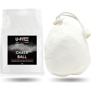 U Fit One Magnesium Bal - 85g Chalk Ball - Klimmen - Crossfit - Turnen - Calisthenics - ufitone
