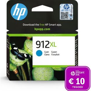 HP 912XL - Inktcartridge - Origineel - Hoge capaciteit - Cyaan + Instant Ink tegoed