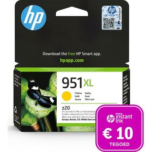 HP 951XL - Inktcartridge Geel + Instant Ink tegoed