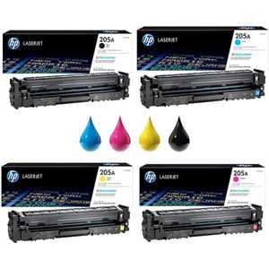 HP 205A Zwart/Cyaan/Magenta/Geel - Originele LaserJet Tonercartridges - 4-pack - Standaard Capaciteit